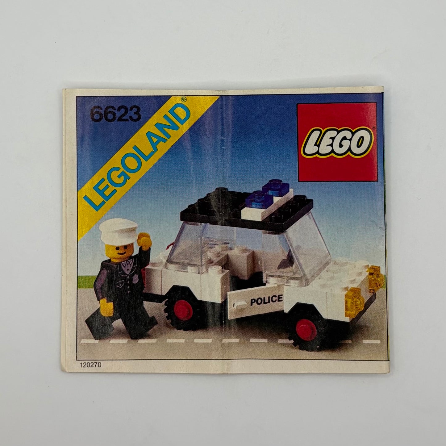 LEGO 6623 LEGOLAND Police Car - VINTAGE circa 1983