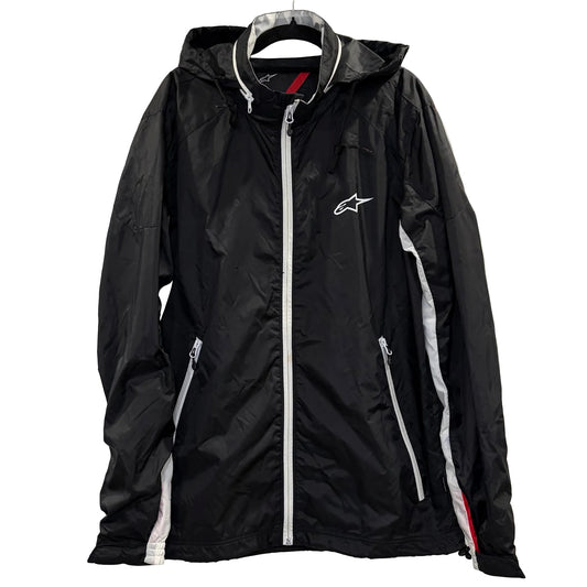 Alpinestars Men's Lightweight Windbreaker Jacket (with Packable Hood) size L