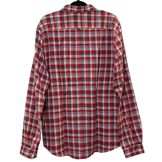Ben Sherman Men's Long Sleeve Multi-Colour Check Shirt - size L