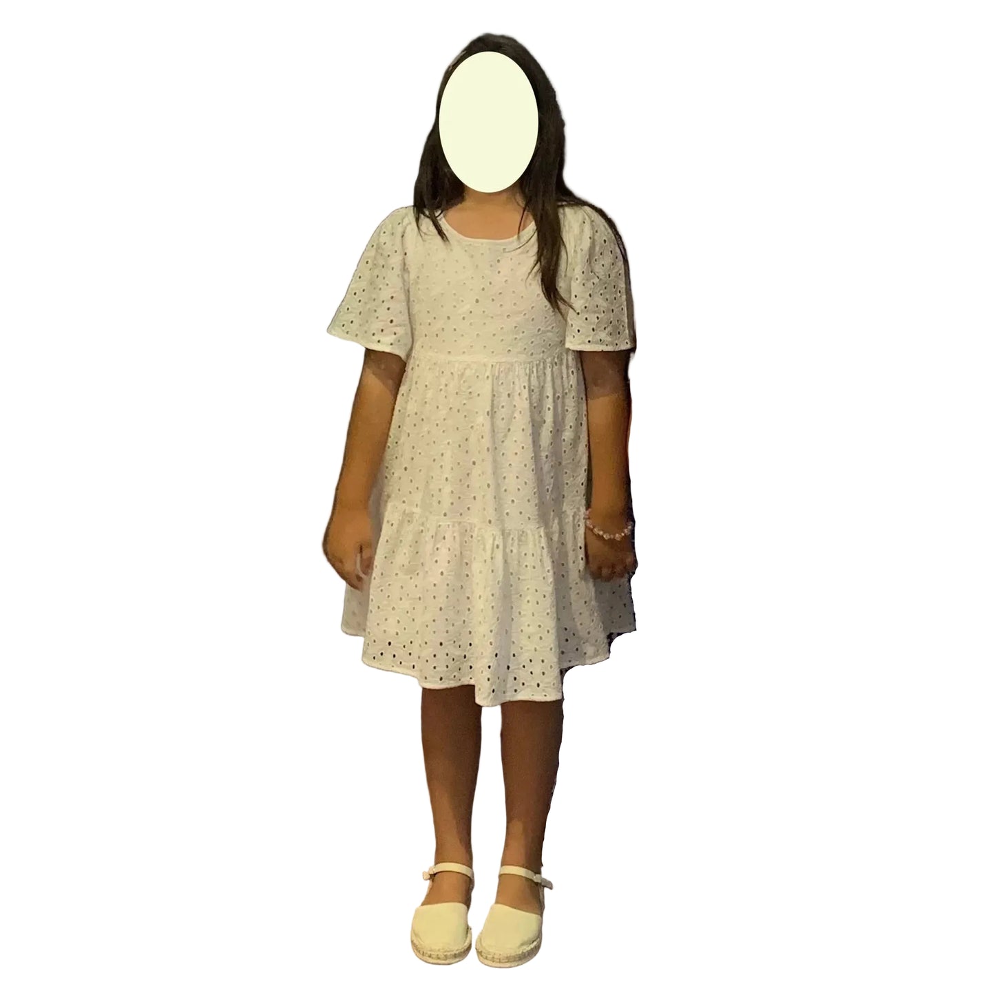 Target White Broderie Anglaise Party Dress Size 10