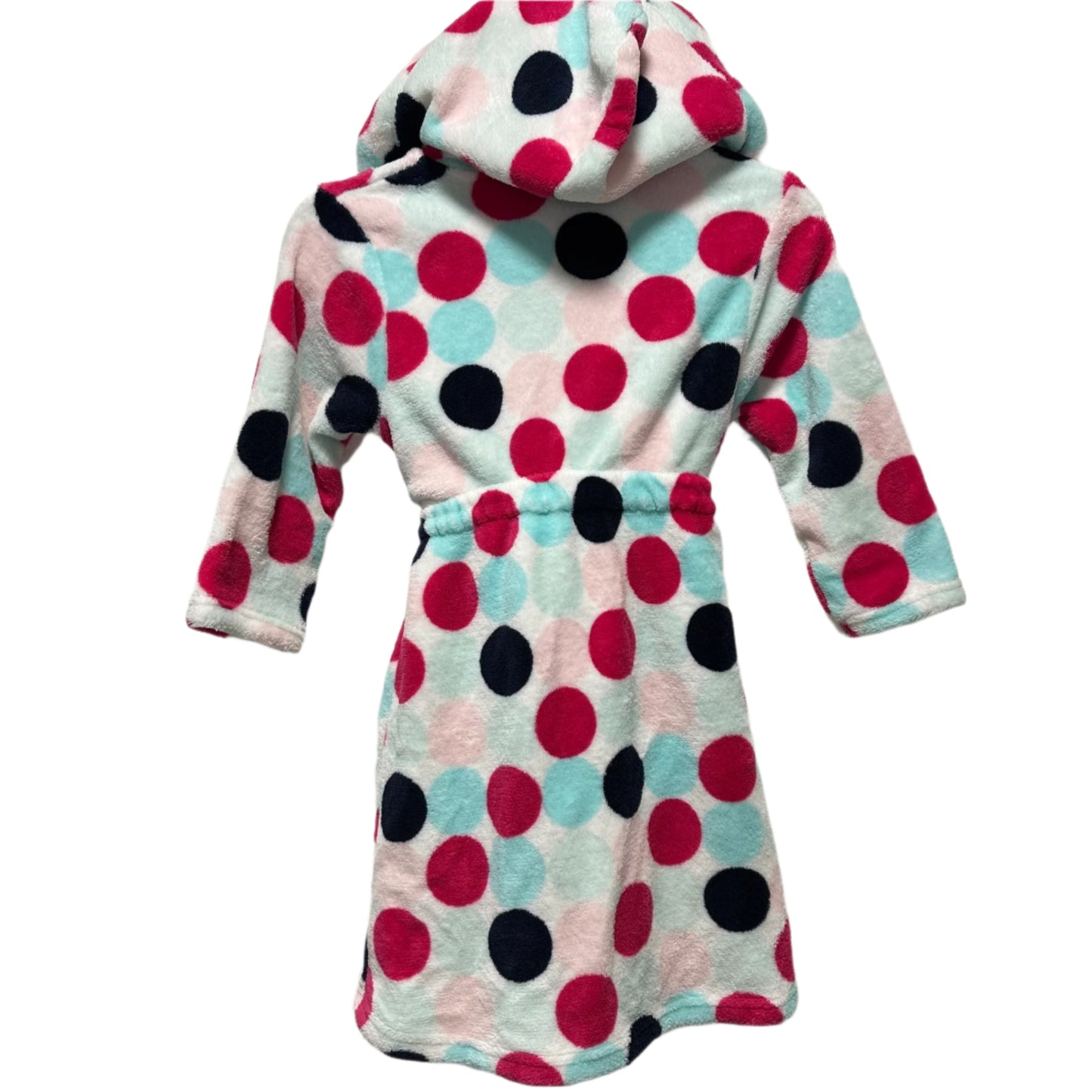 Milkshake by Myer Girls Polka Dot Fleece Dressing Gown Size 4