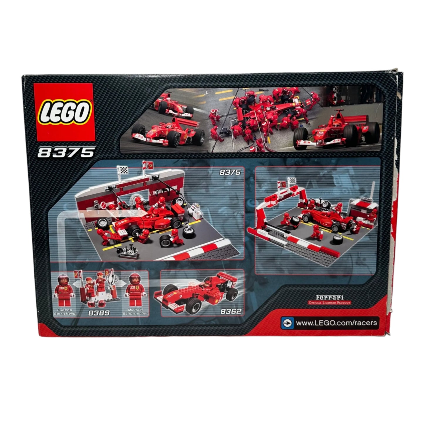 LEGO 8375 Ferrari F1 Team set packaging