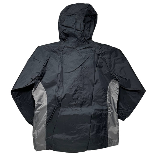 Black raincoat