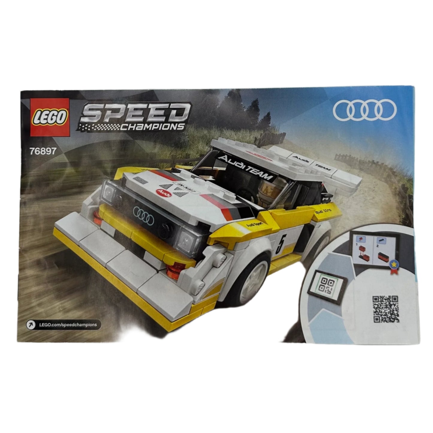 LEGO 76897 Speed Champions 1985 Audi Sport quattro S1
