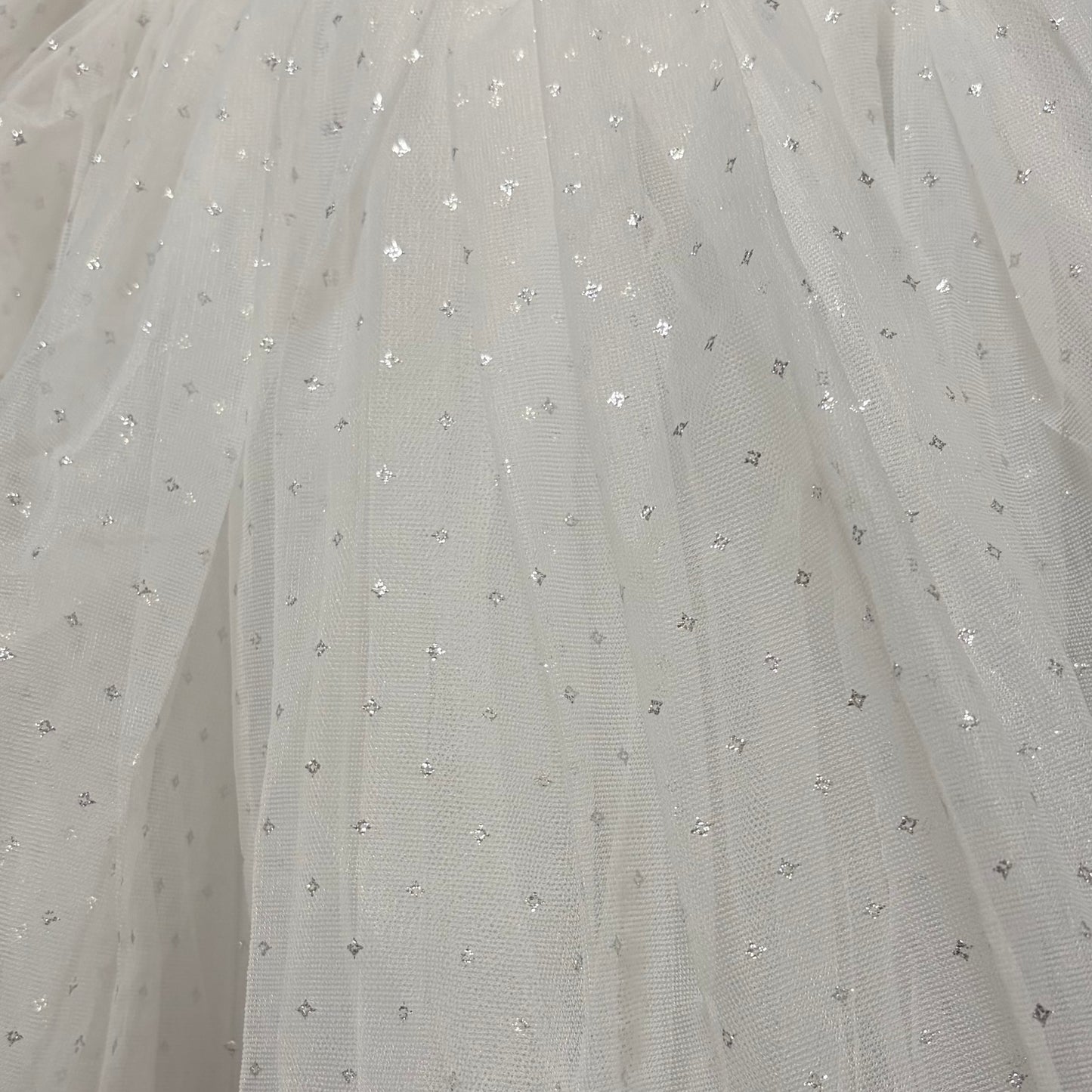 Fairy Magic Tutu Dress - White & Silver Stars size 4