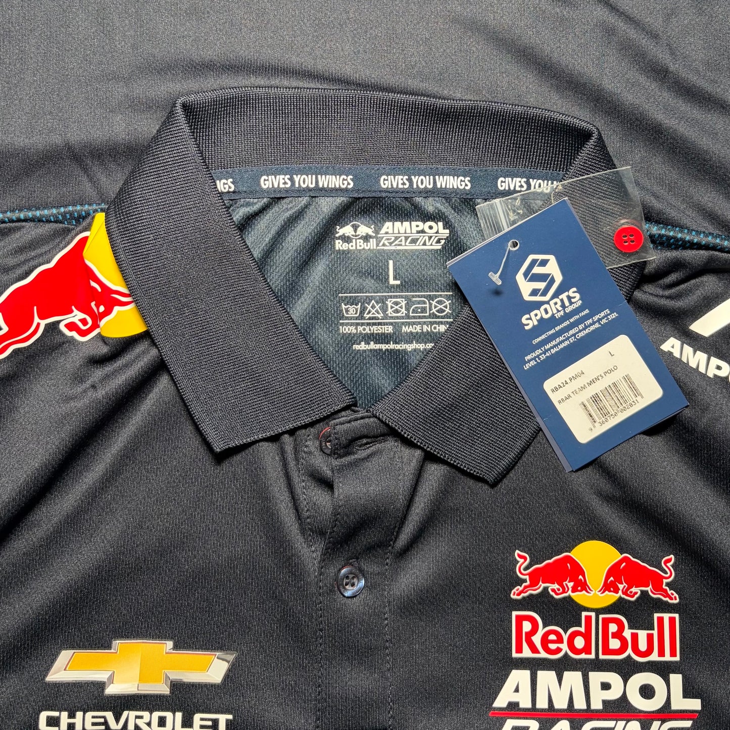 Red Bull Ampol Racing Team Men's Polo (2024) BRAND NEW With Tags