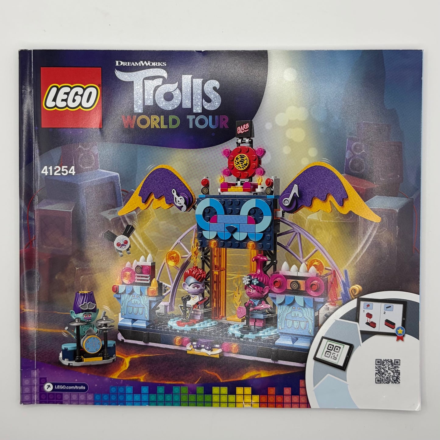 LEGO 41254 Trolls World Tour Volcano Rock City Concert