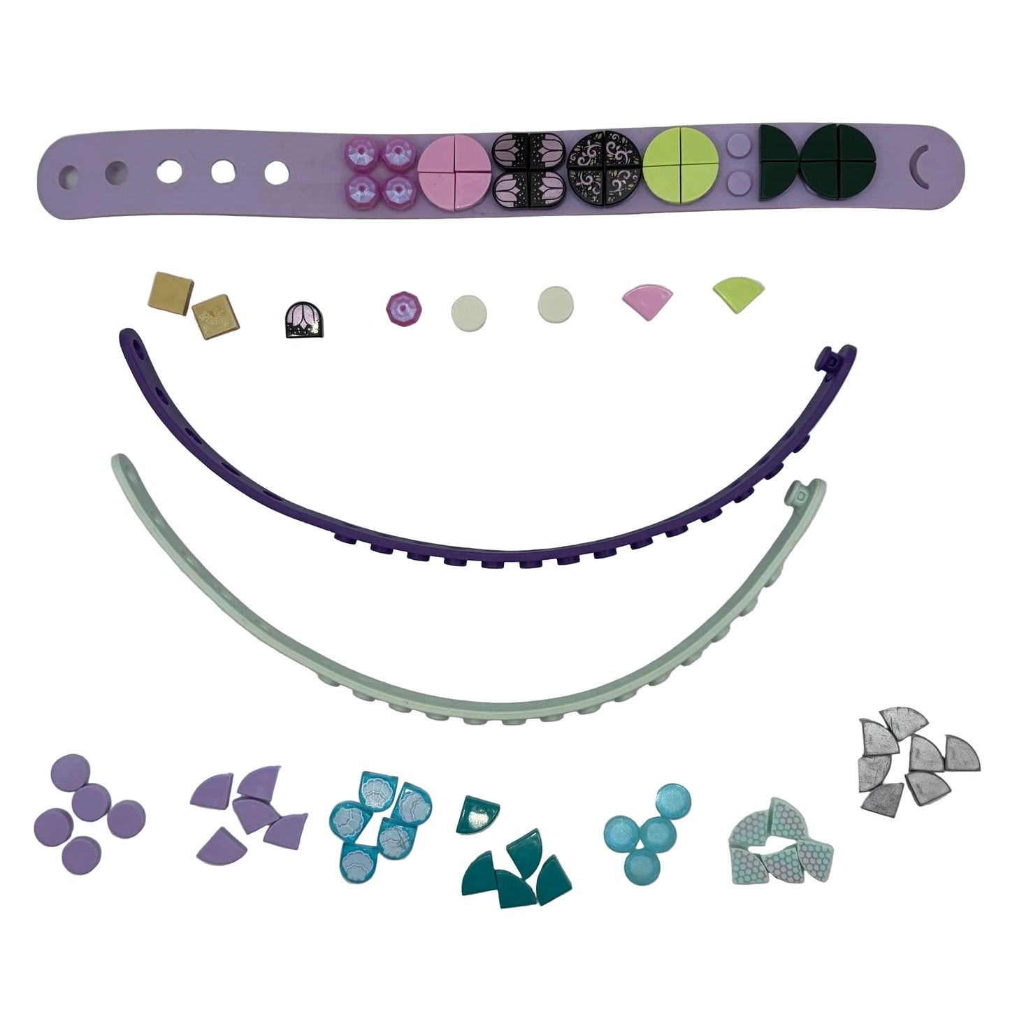 LEGO 41909 & 417917 DOTS Mermaid Vibes and Magic Forest Bracelets