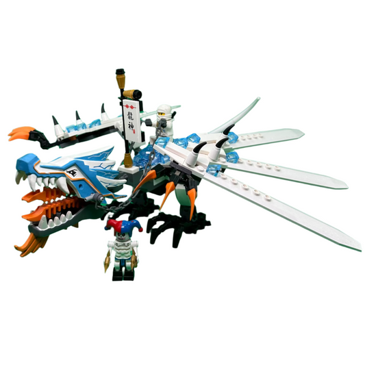 Toy dragon and figures