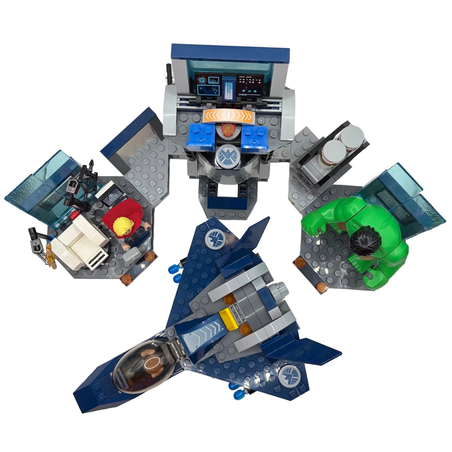LEGO 6868 Marvel Super Heroes Hulk's Helicarrier Breakout