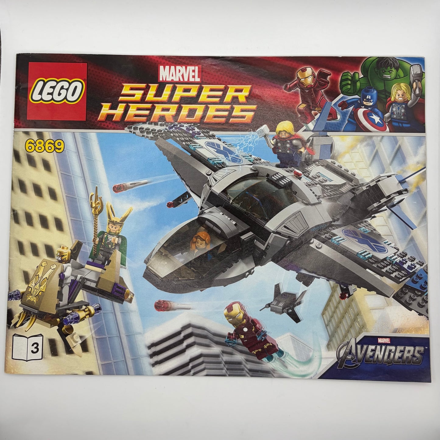 LEGO 6869 Marvel Super Heroes Quinjet Aerial Battle