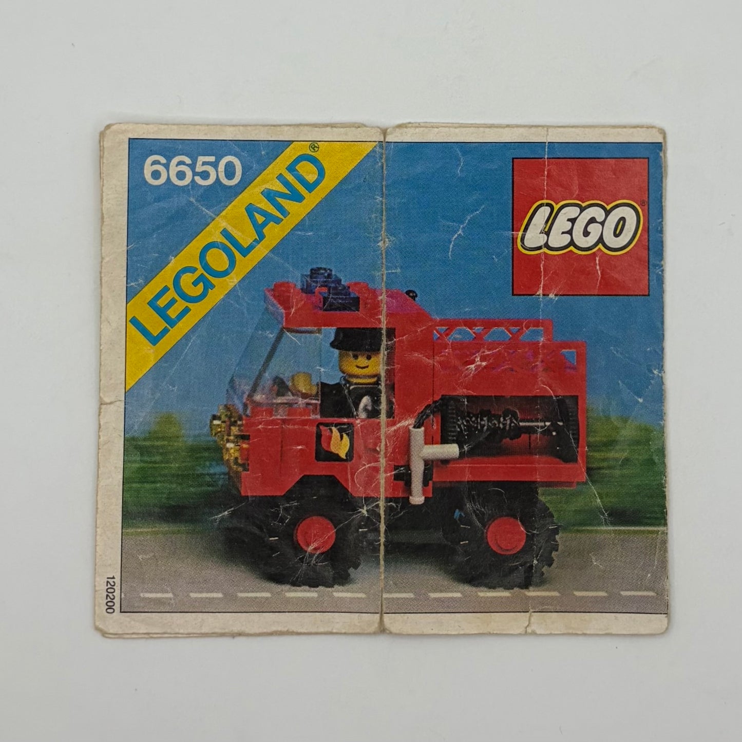 LEGO 6650 LEGOLAND Fire and Rescue Van - VINTAGE circa 1981