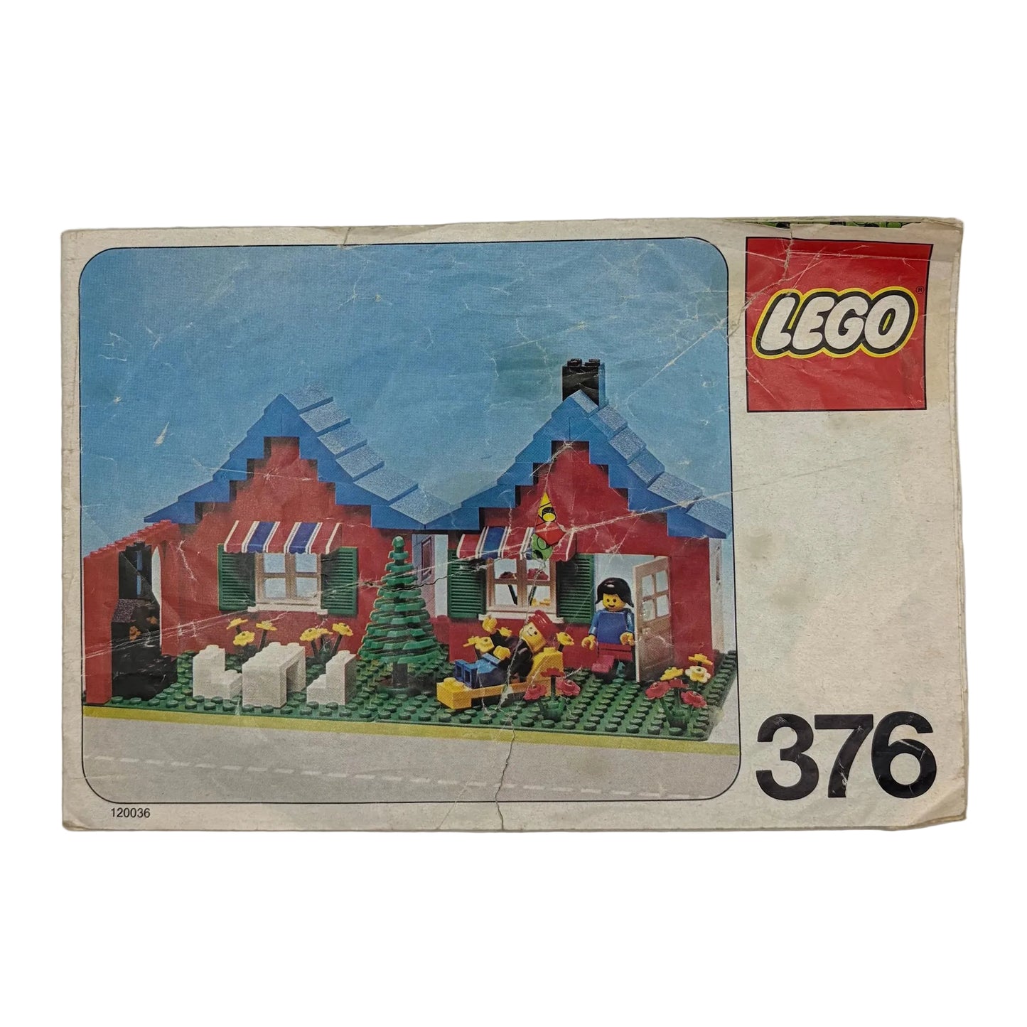 LEGO 376 LEGOLAND House with Garden - VINTAGE circa 1978