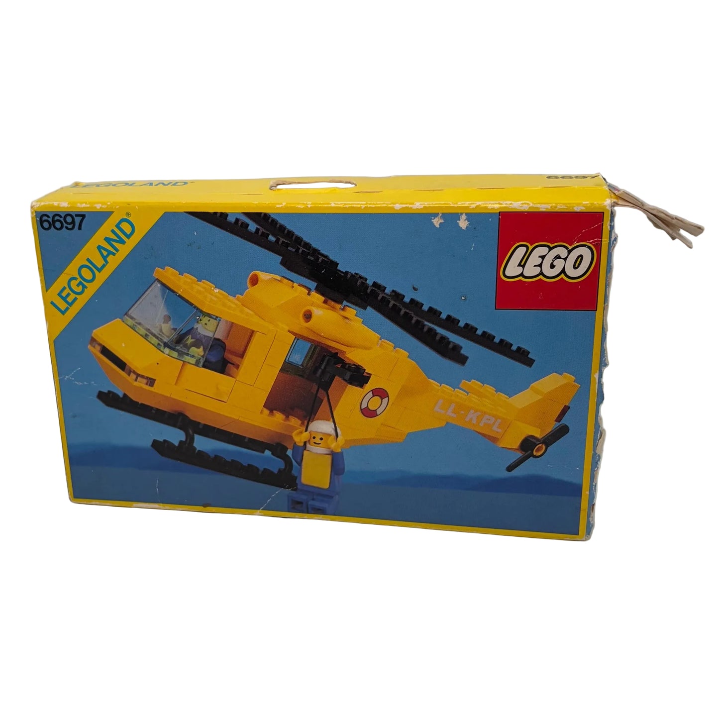 LEGO 6697 LEGOLAND Rescue-I Helicopter - VINTAGE circa 1985