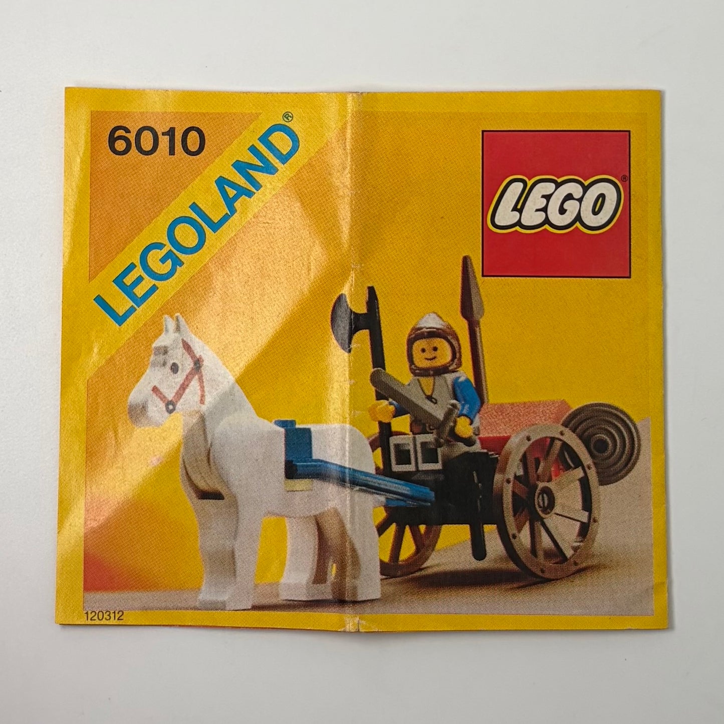 LEGO 6010 LEGOLAND Supply Wagon Original Instruction Leaflet ONLY - VINTAGE circa 1984