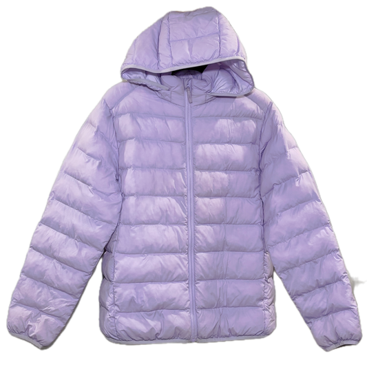 Uniqlo Kids PUFFTECH Washable Parka - Lilac - size 13