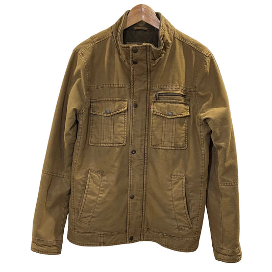 Levi's Men's Heavy Cotton Canvas Workwear Utility Jacket - Light Khaki - Size S