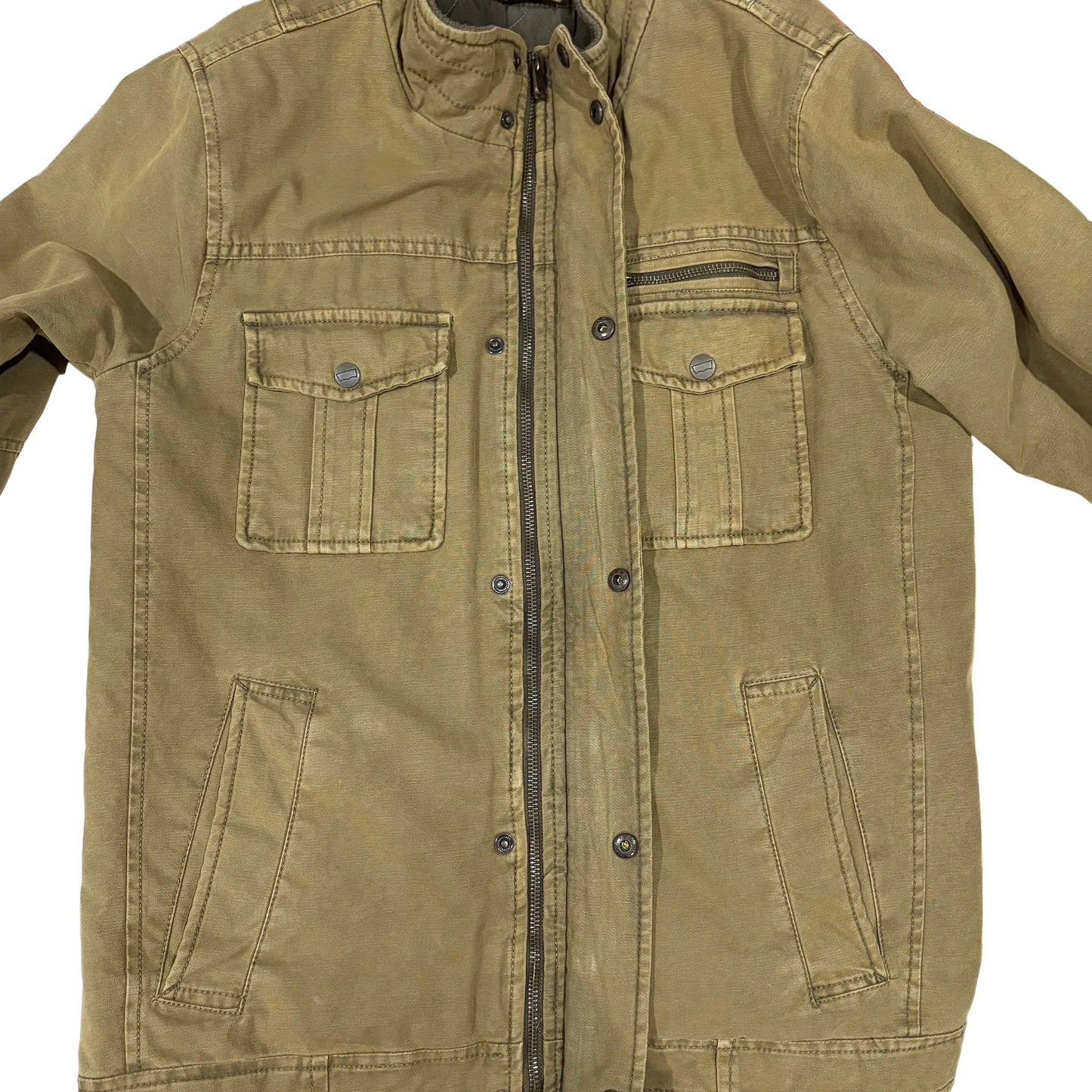Levi's Men's Heavy Cotton Canvas Workwear Utility Jacket - Light Khaki - Size S