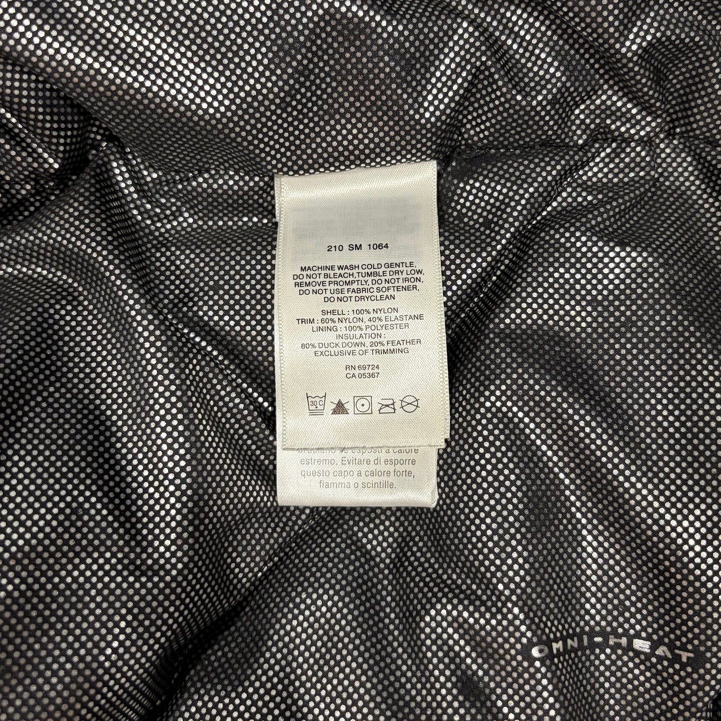 Columbia Sportswear Company Mens Omni-Heat‎ Duck Down Puffer Vest size M