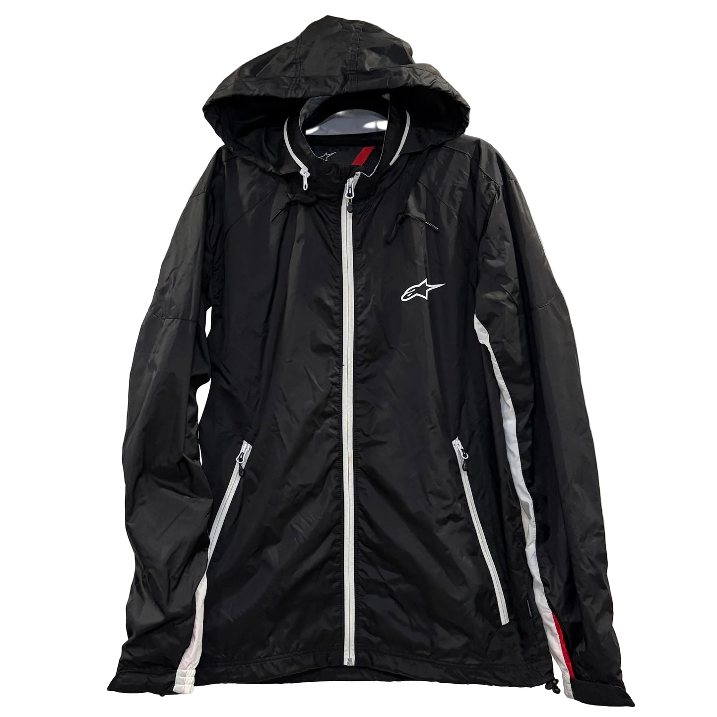Alpinestars Men's Lightweight Windbreaker Jacket (with Packable Hood) size L