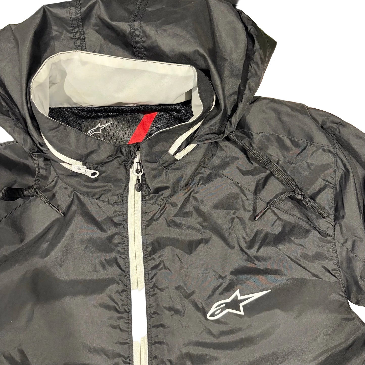 Alpinestars Men's Lightweight Windbreaker Jacket (with Packable Hood) size L