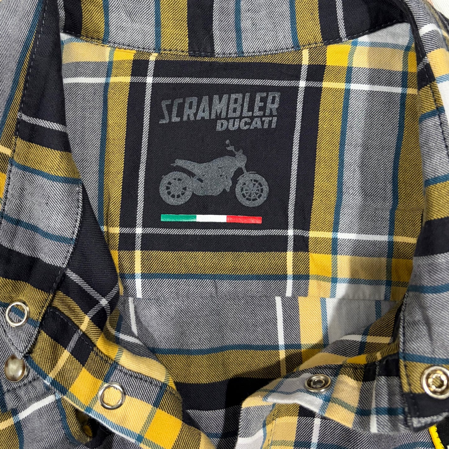 Ducati Scrambler Men's Long Sleeve Check Shirt size XL