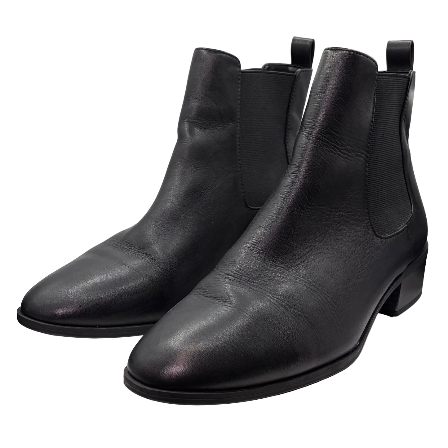 Target Woman Genuine Leather Chelsea Ankle Boots Size 9