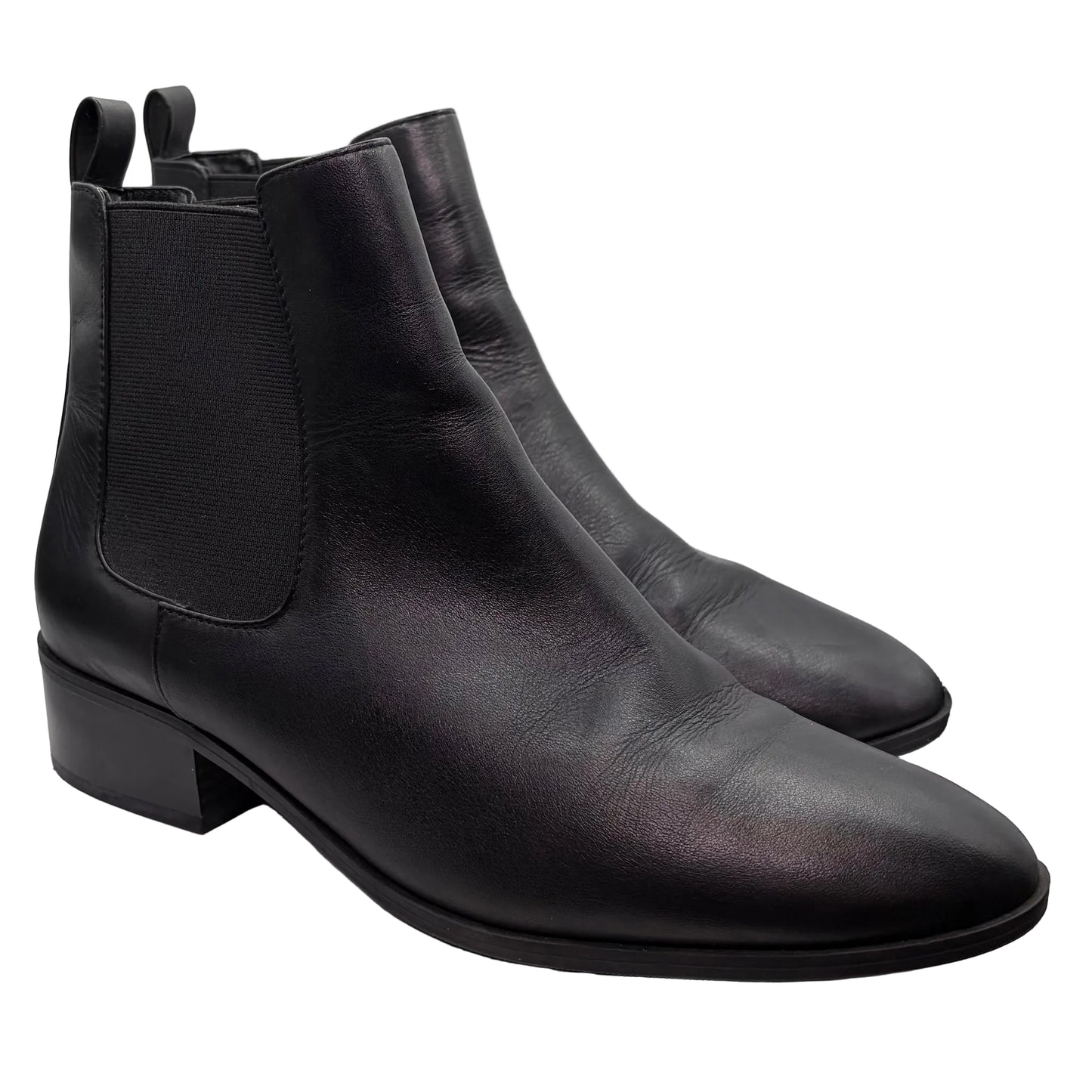 Target Woman Genuine Leather Chelsea Ankle Boots Size 9