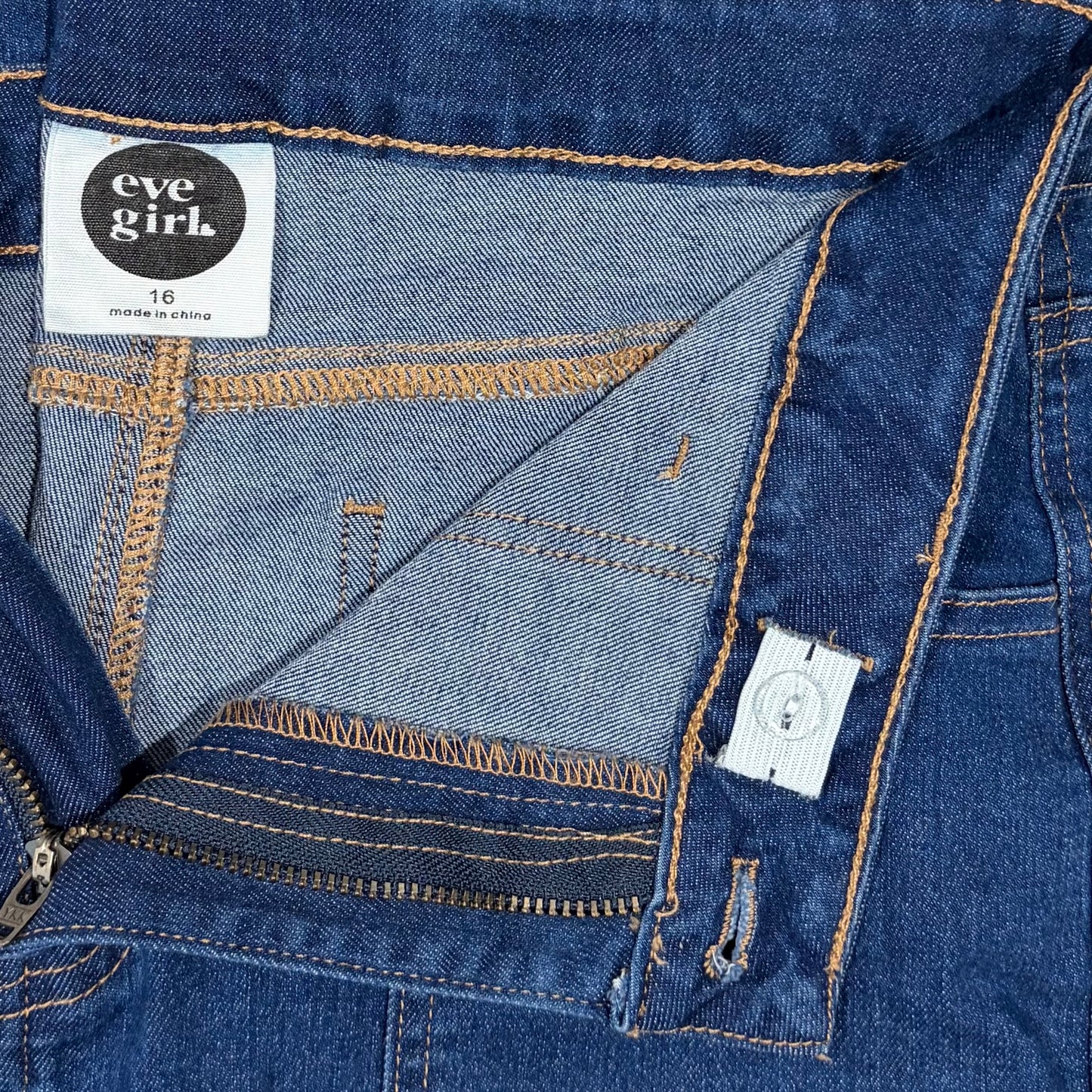 Eve Girl Girls High-Waisted Retro Flared Jeans size 16