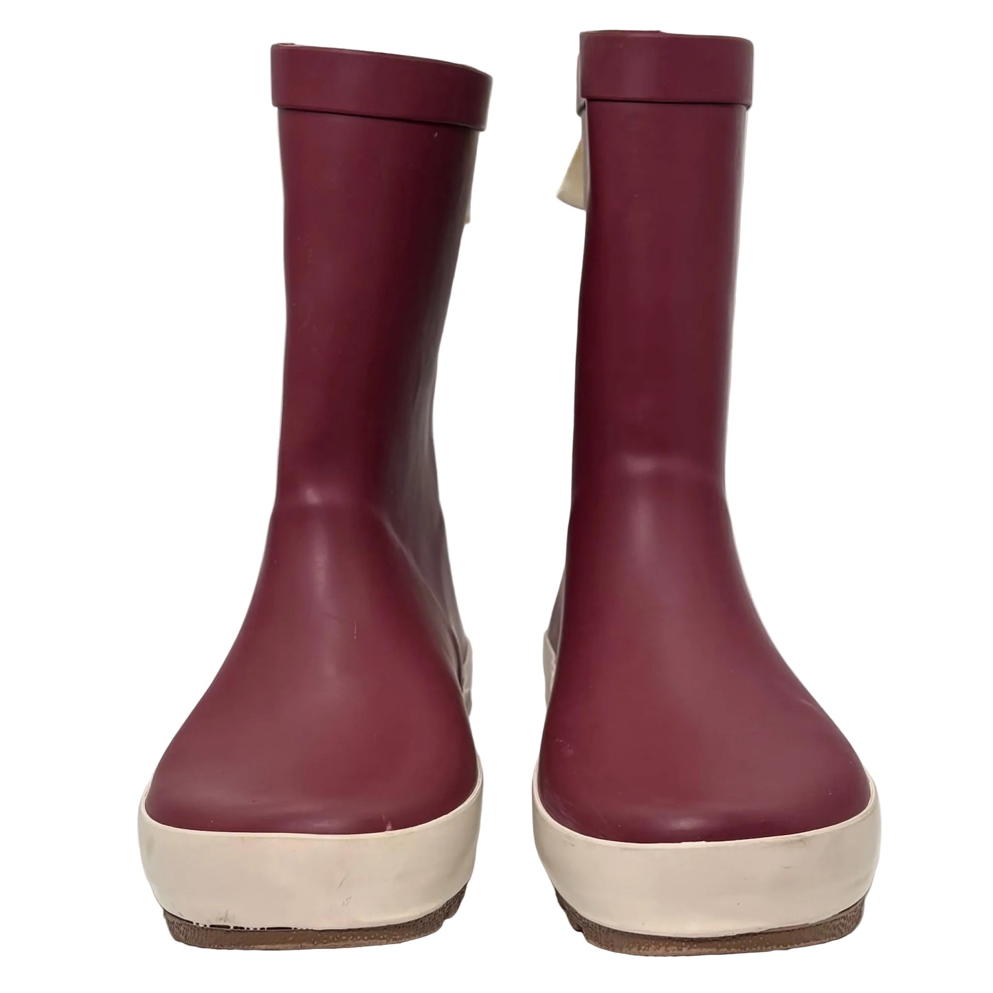Kmart Youth Burgundy Rainboots Size 1 | 19.5cm