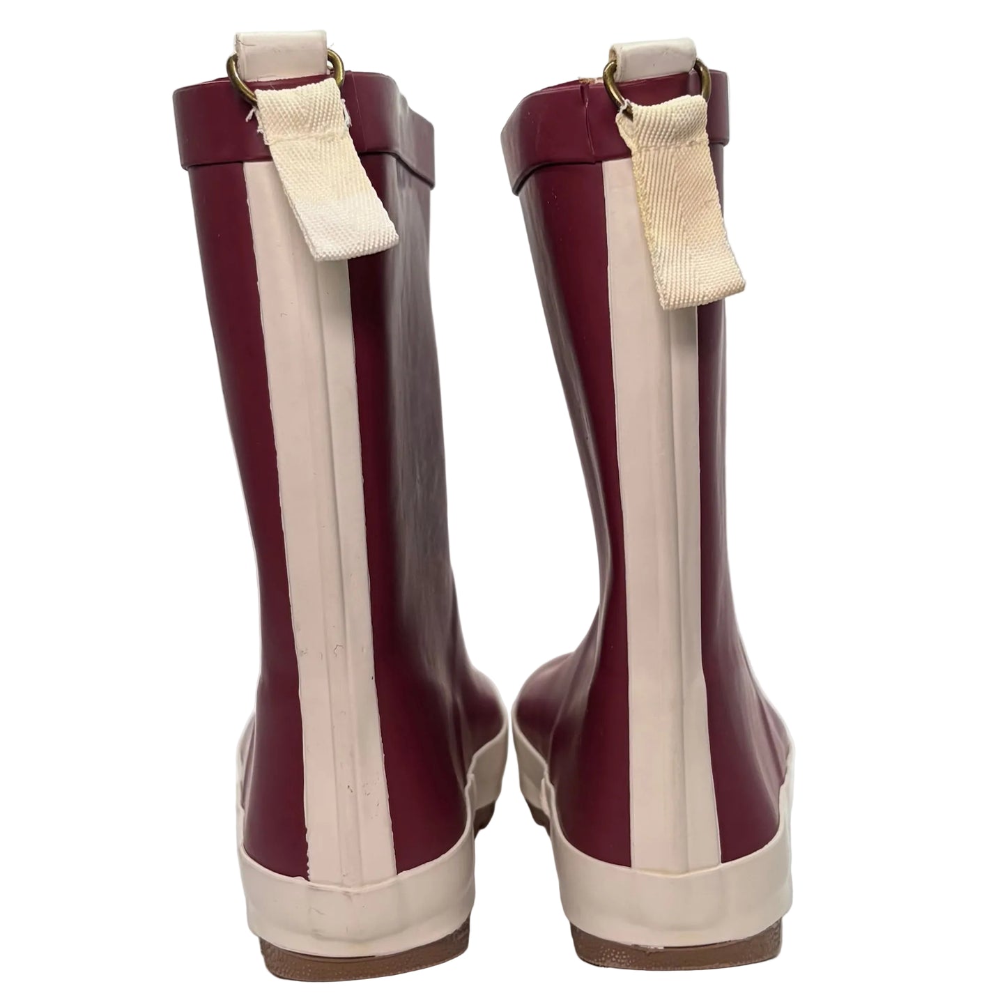 Kmart Youth Burgundy Rainboots Size 1 | 19.5cm