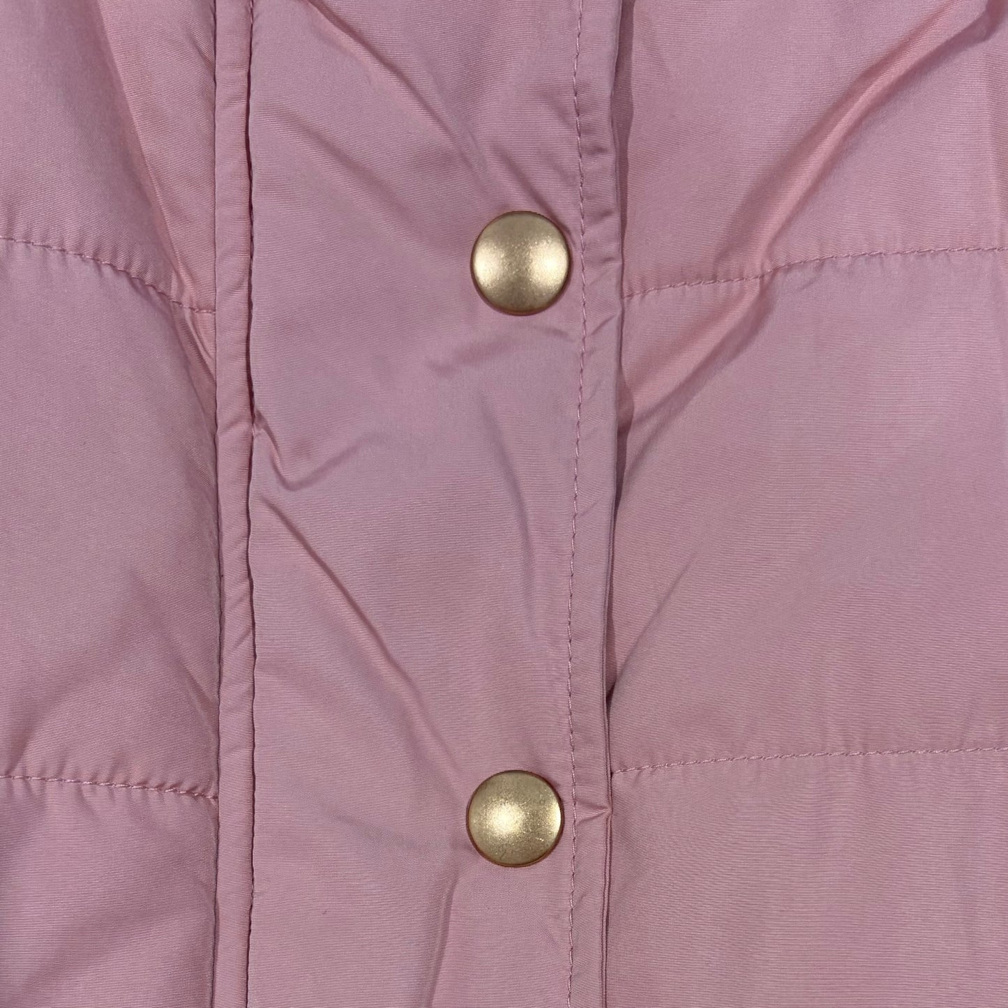 Target Girls Dusty Pink Quilted Puffer Jacket with Detachable Hood - Size 8