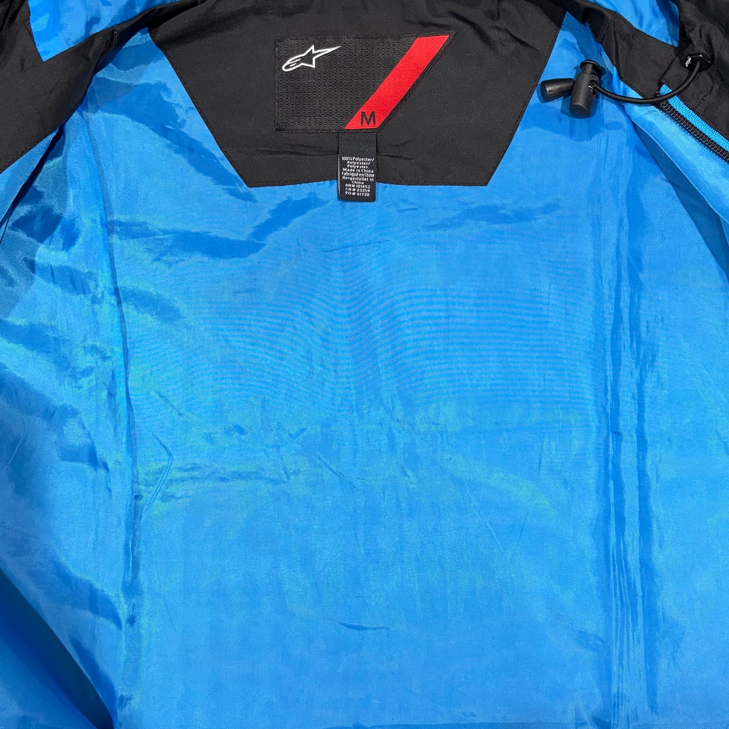 Alpinestars Men's Lightweight Windbreaker Jacket size M