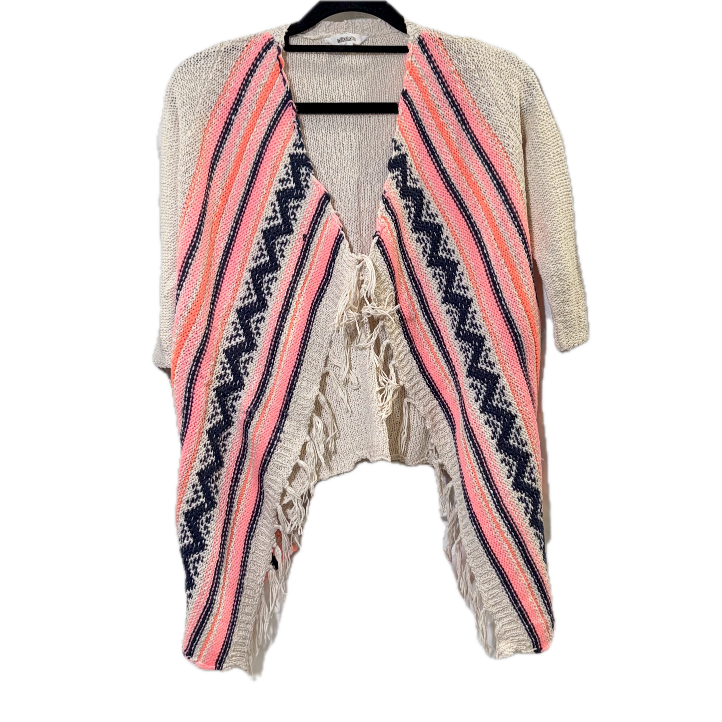 Milkshake Girls Knit Fringe Cardigan - size 5