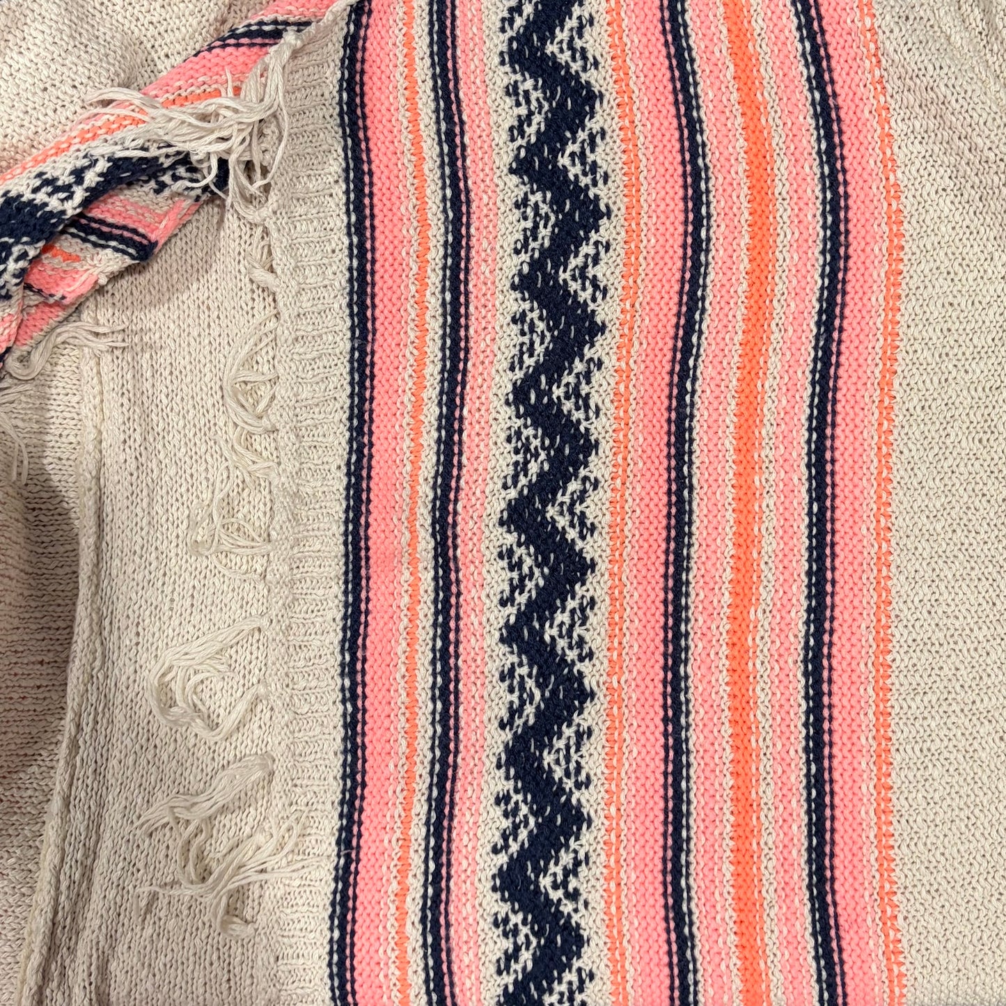 Milkshake Girls Knit Fringe Cardigan - size 5
