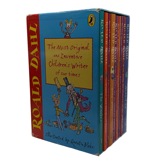 Roald Dahl 10-Book Slipcase Set - illustrated by Quentin Blake