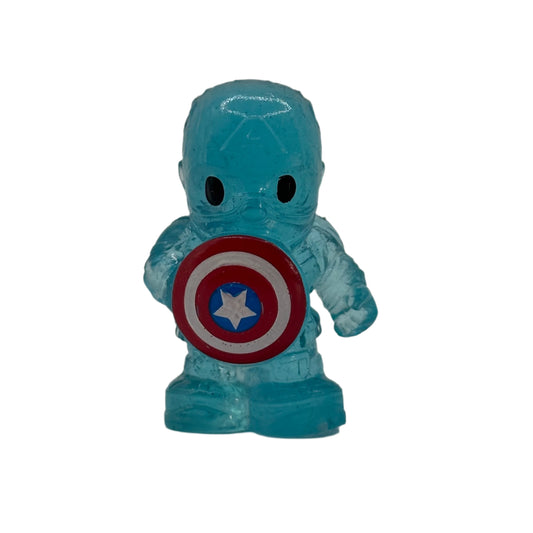 Hologram Crystal Blue Captain America OOSHIE Woolworths Marvel Ooshies