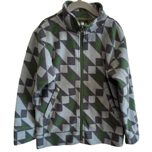 LEMMI Grey & Green Lightweight Polar Fleece Size 7 (122)