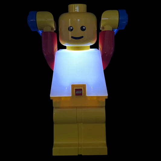 2009 LEGO LED Lantern - Yellow Legs, Red Arms and Blue Handle
