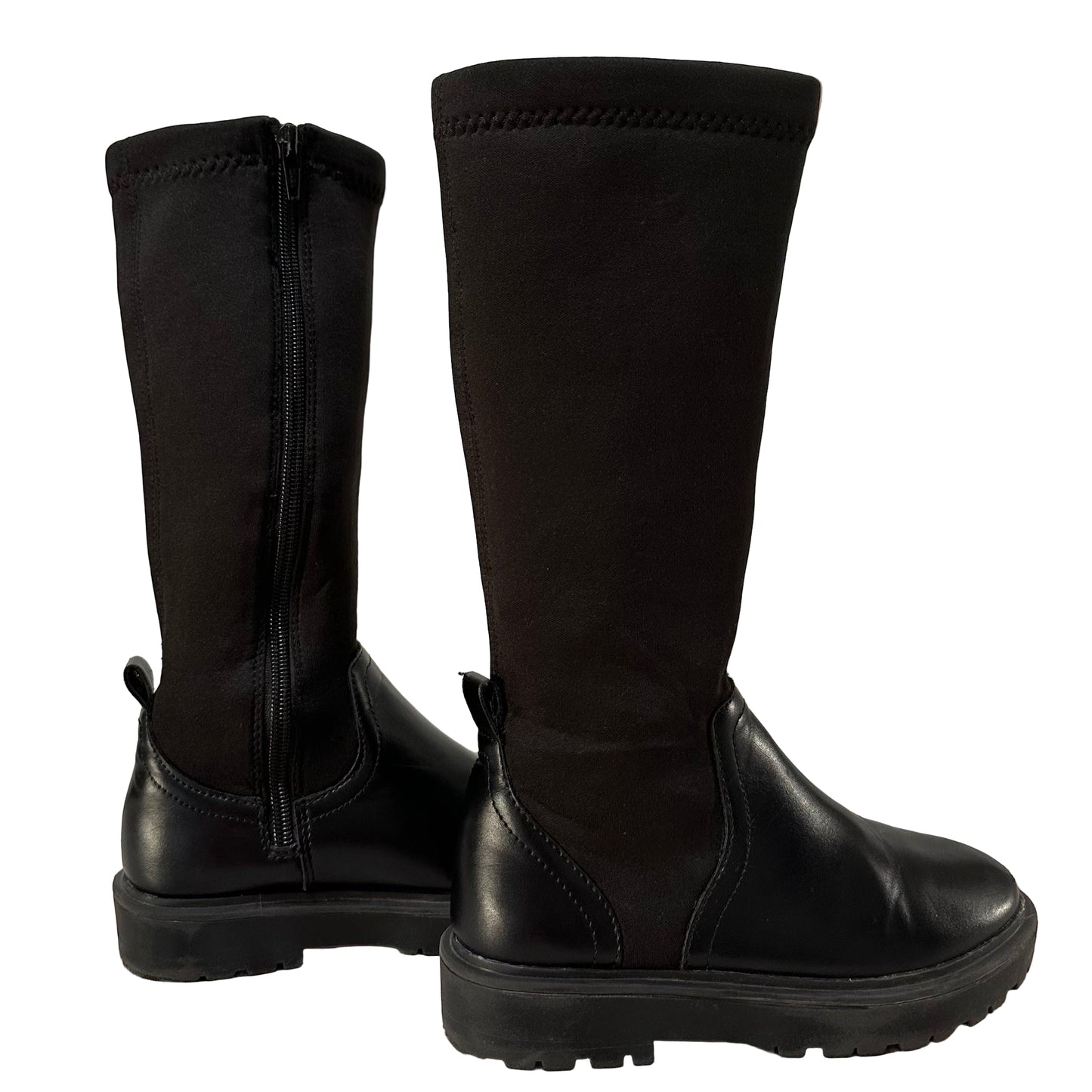Zara Kids Stretch Ankle Knee High Boots Size 12.5 AU | 30 EU | 18.9cm