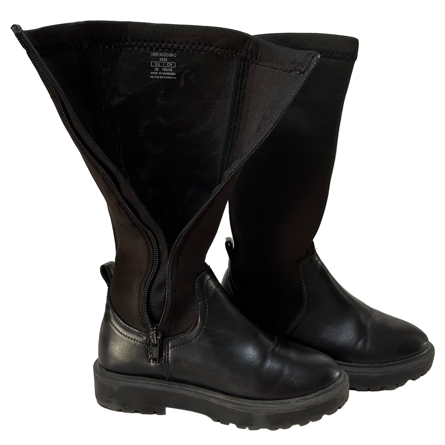 Zara Kids Stretch Ankle Knee High Boots Size 12.5 AU | 30 EU | 18.9cm