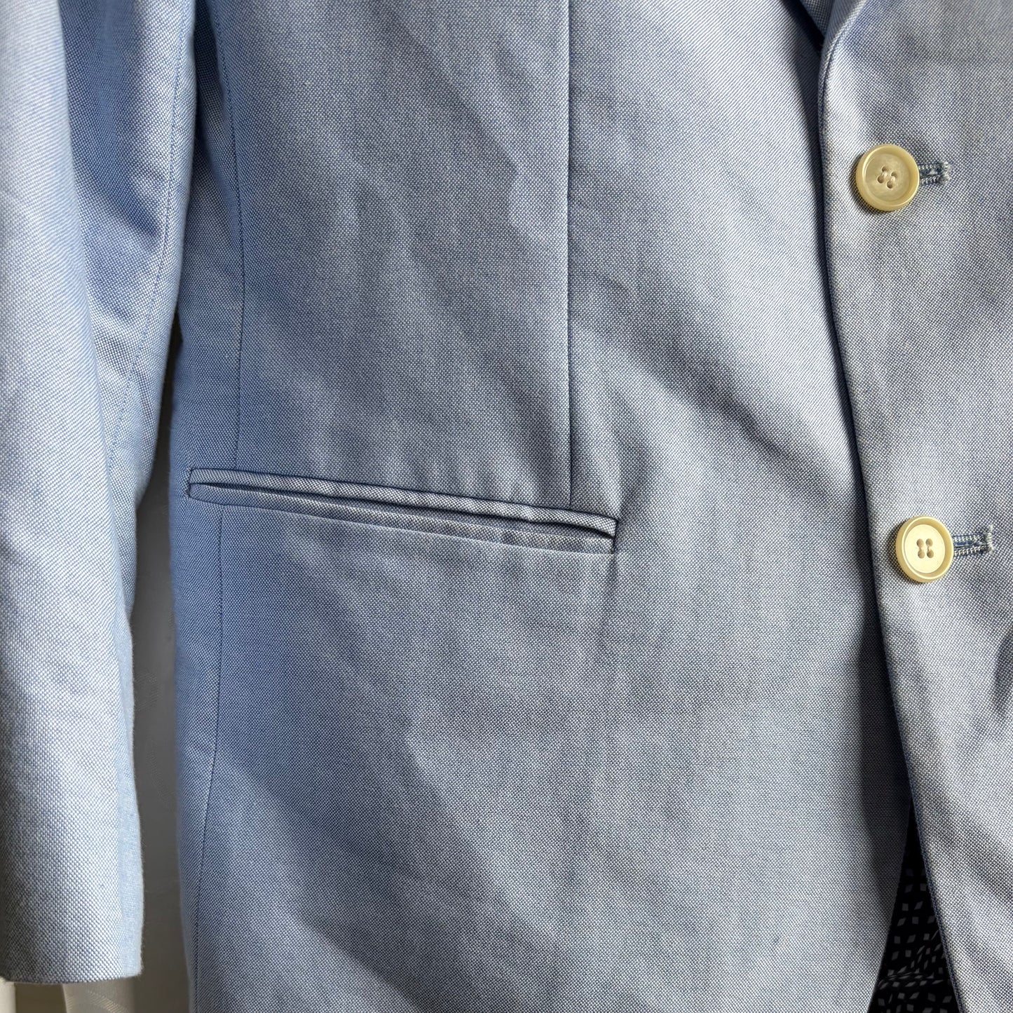 Fred Bracks Boys Blue Single Breasted Suit Jacket size 10