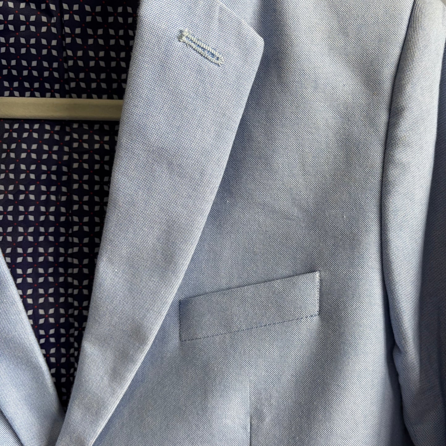 Fred Bracks Boys Blue Single Breasted Suit Jacket size 10