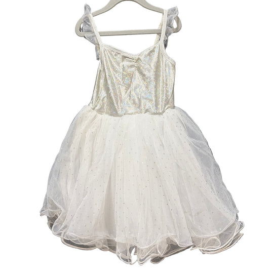 Fairy Magic Tutu Dress - White & Silver Stars size 4