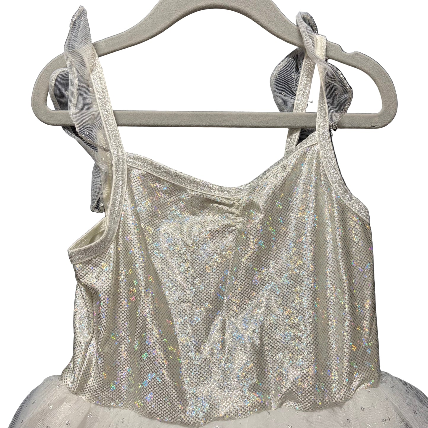 Fairy Magic Tutu Dress - White & Silver Stars size 4