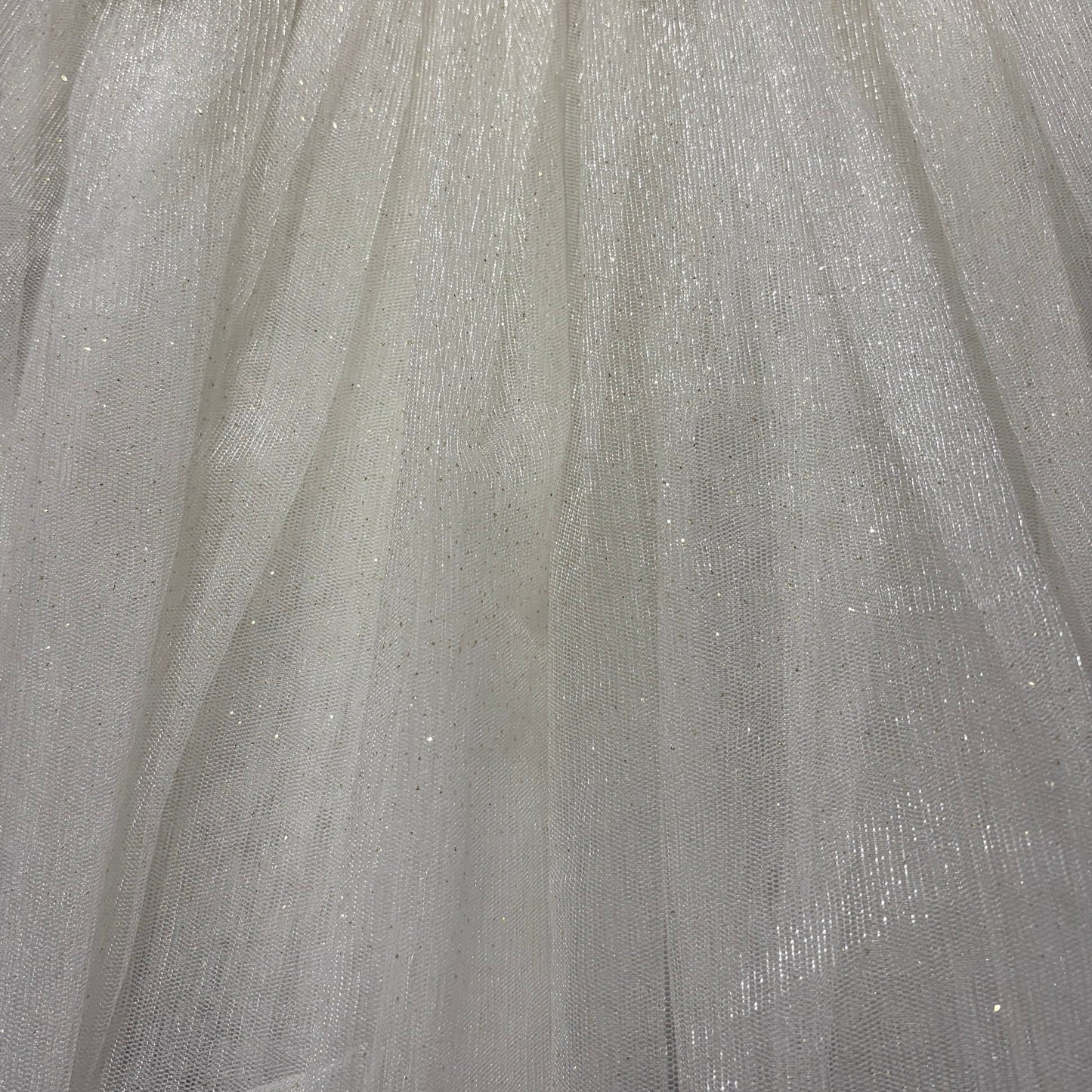 Origami Sleeveless Tutu Dress with Sequin Rouleau Bodice and Tulle Skirt - Gold & Cream