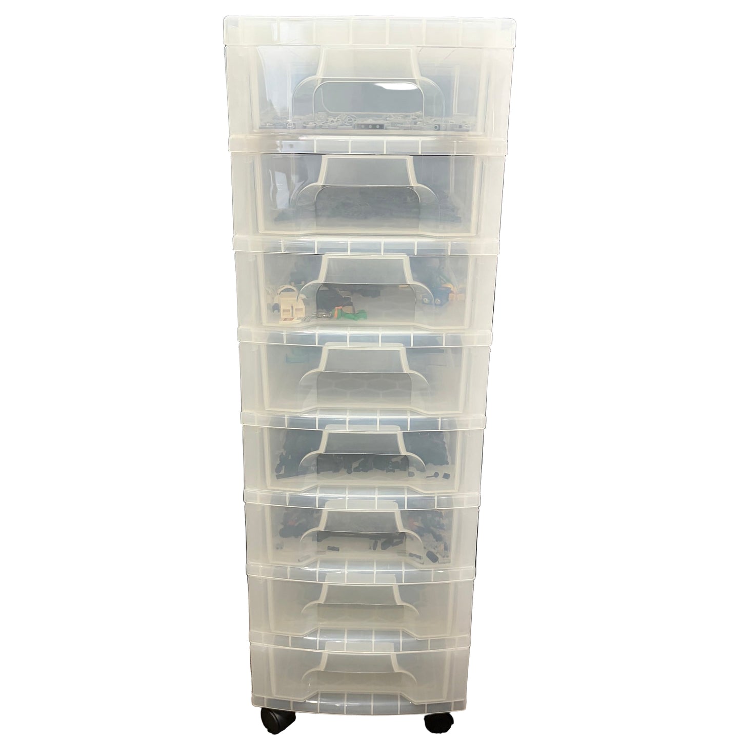 Really Useful Box Scrapbook Drawers Tower Clear 8x9.5 Litre Drawers - Preloved