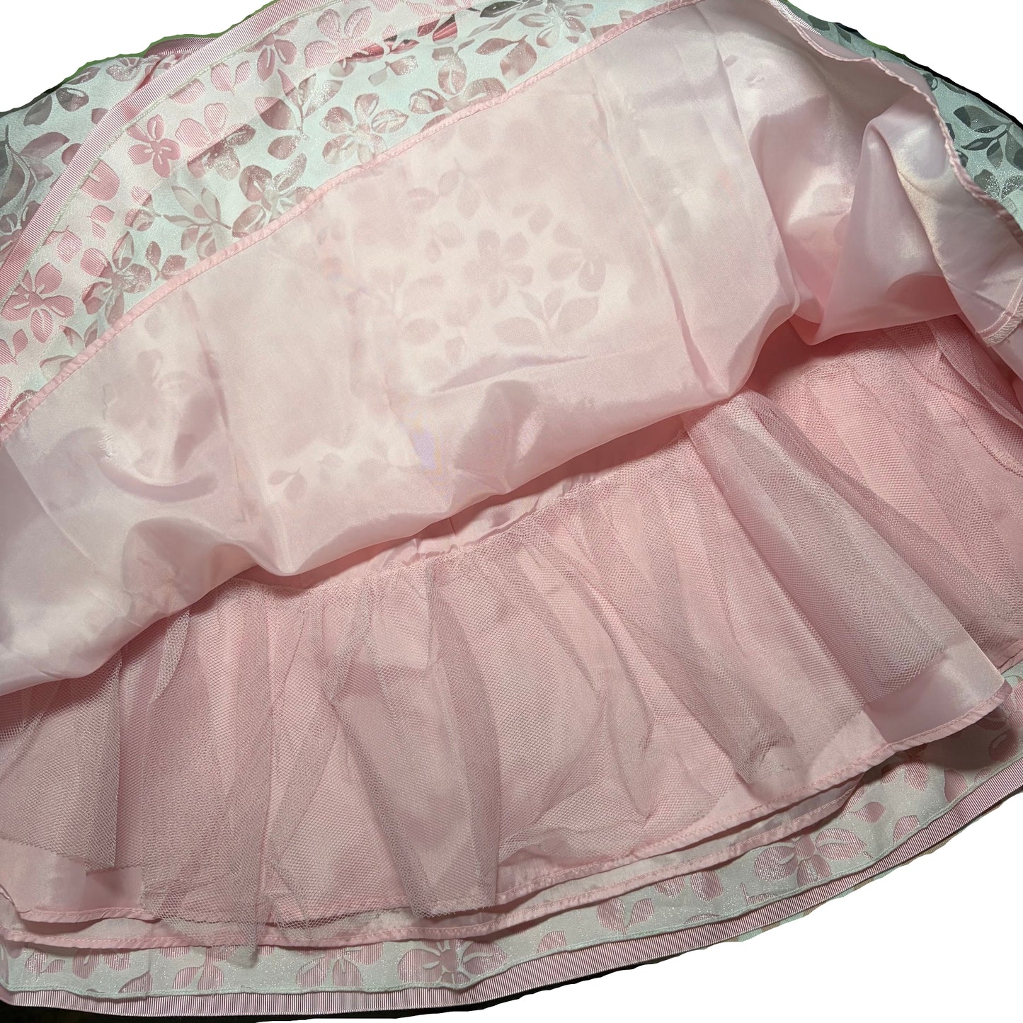 Target Girls Pink & White Party Dress Size 7