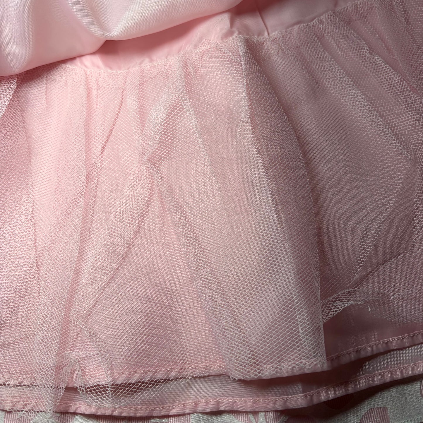 Target Girls Pink & White Party Dress Size 7