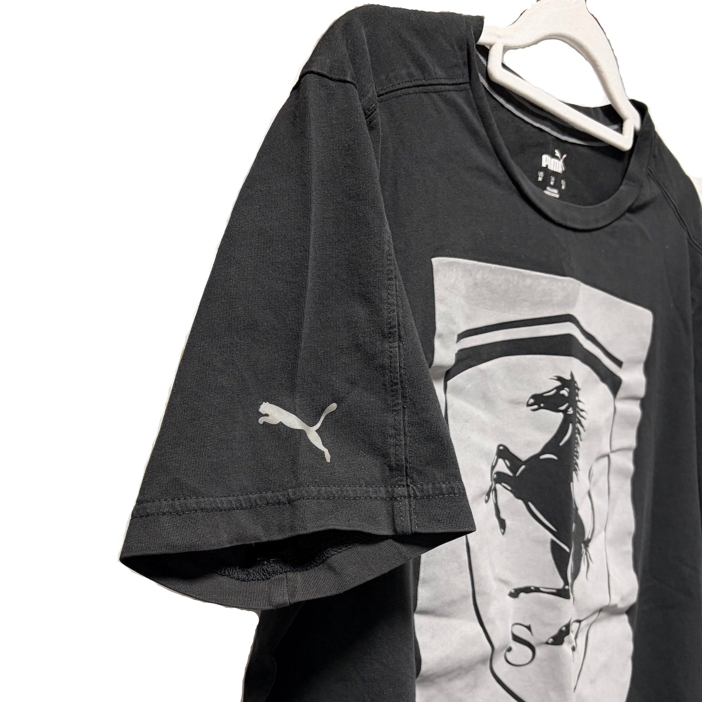 Puma Ferrari Big Shield Tee - Black - size M